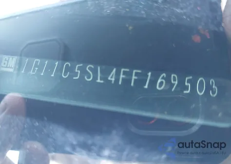 2015 Chevrolet Malibu 1Lt z USA, uszkodzony, nr VIN 1G11C5SL4FF169503